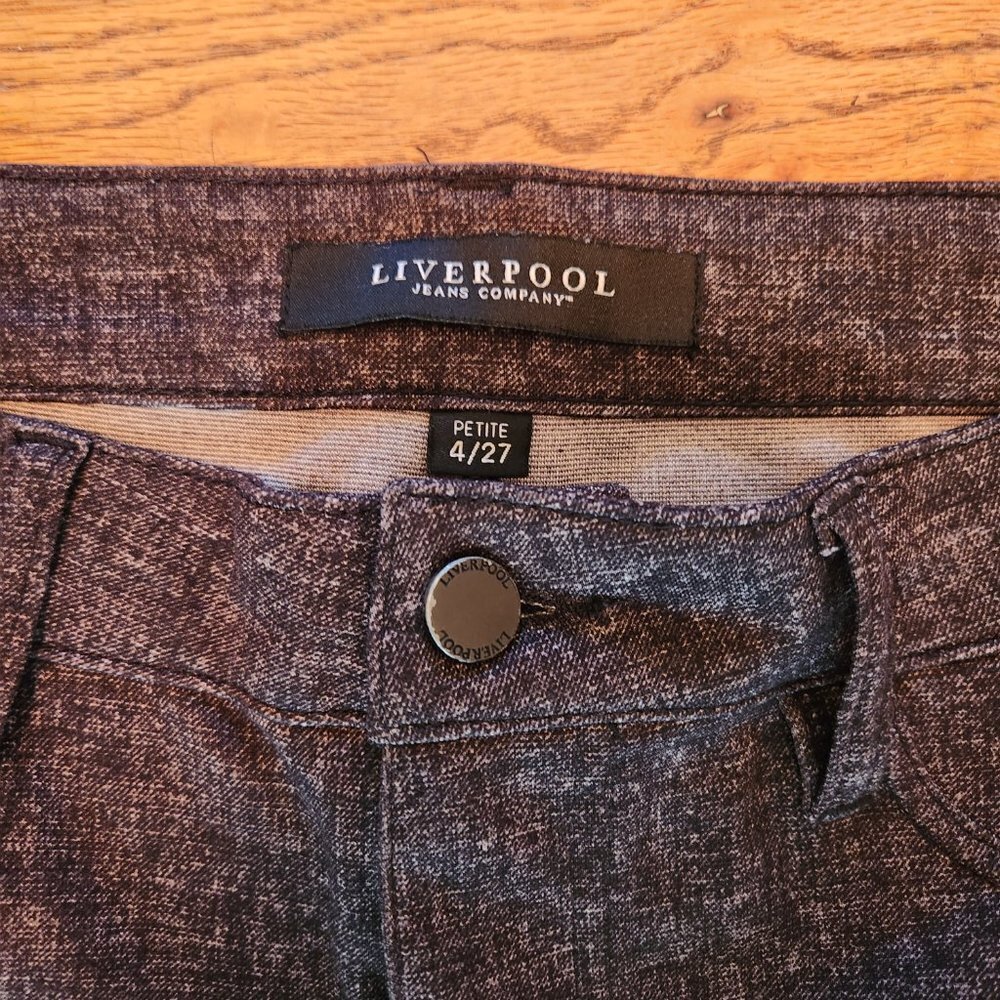 Liverpool Jeans Company Black Skinny, Ankle Stretch Jeans Sz 4/27 - Picture 4 of 9